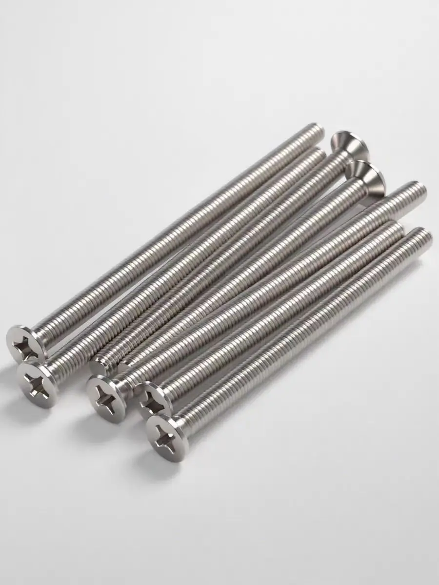 สกรูหัวจมแบบไขว้ M2 M2.5 M3 M3.5 M4  ทำจากสแตนเลส 304 A2-70 มาตรฐาน GB819