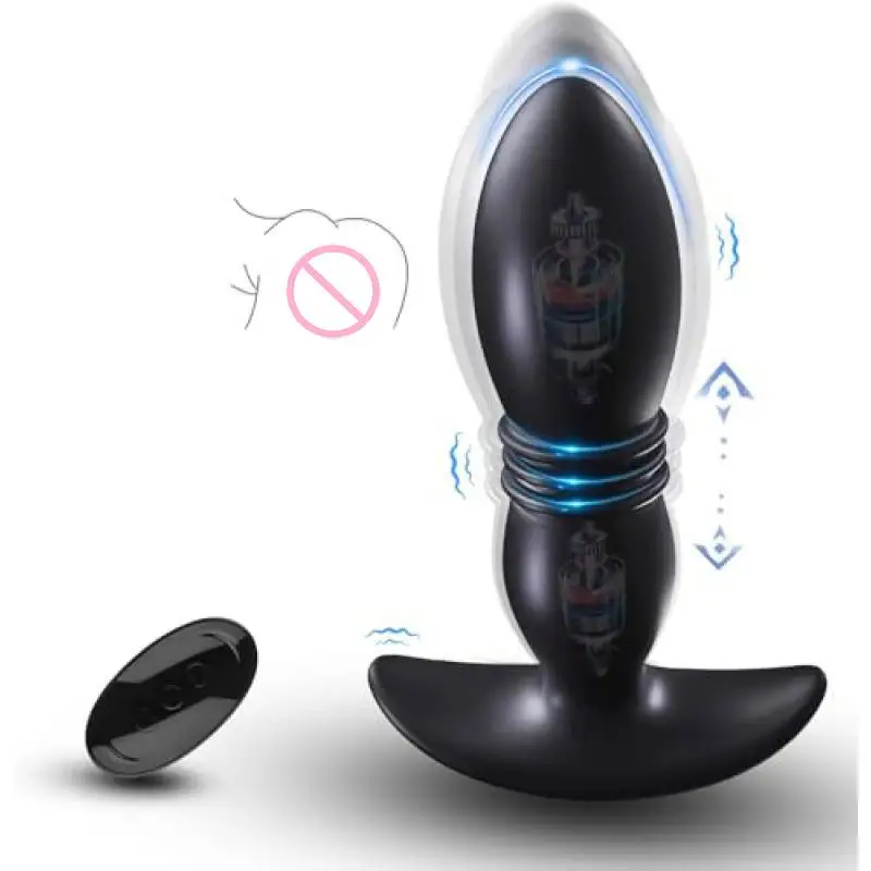 التحكم عن بعد جهاز تدليك للبروستاتا بعقب المكونات هزاز الشرج الجنس لعب الكبار Thrusting تهتز المكونات الشرج الجنس لعب للكبار Men18 +