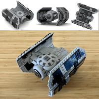 NEW Star Battle TIE/ad Advanced Vader's Fighters Building Blocks MOC Tie Bomber Modified Bricks Model DIY Toys Gifts
