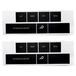 Car Center Console Button Repair Stickers For Chrysler For Jeep Control 05-09 Information Repair Stickers Car accessories