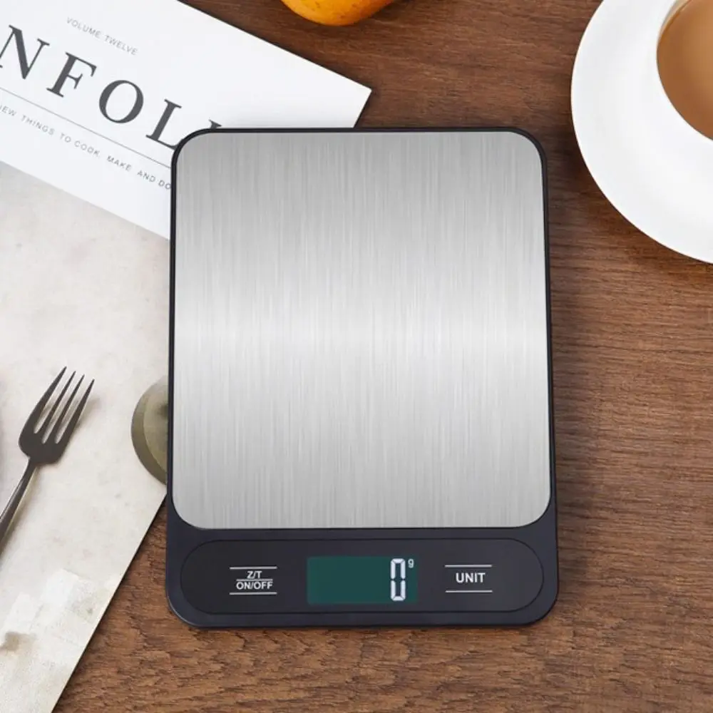 Stainless Steel Kitchen Scales Accurate Digital Scale Portion Scale Measuring Grams and Oz Digital Food Scale Cooking