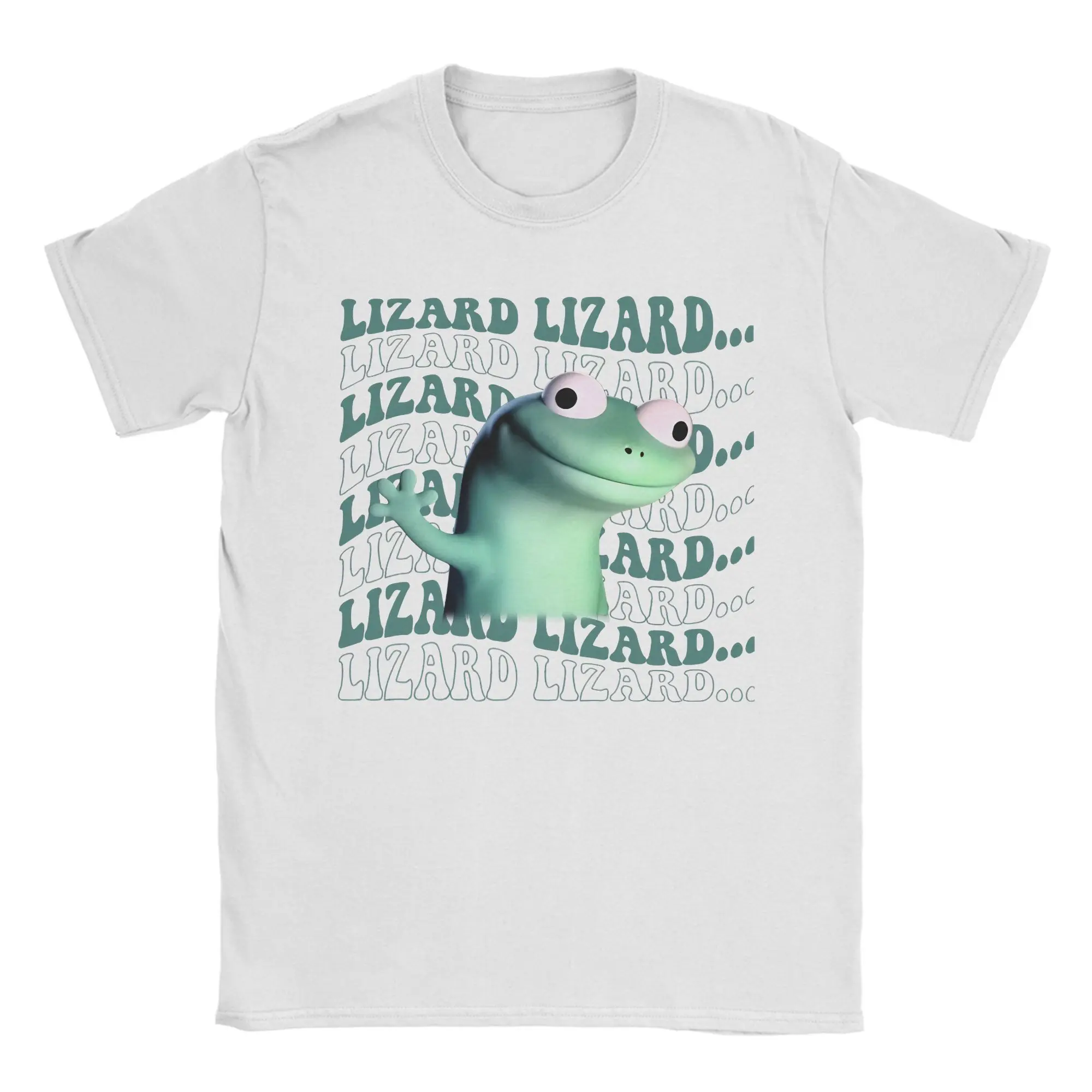Men Women T-Shirts Hoppers Tom Lizard  Cartoon    Novelty Pure Cotton Tees Short Sleeve  T Shirts Crewneck Clothes Printed