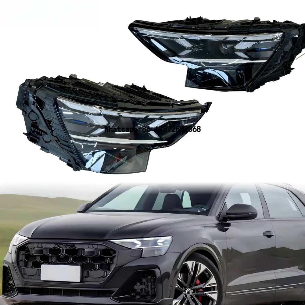HETOP Q8 Headlights 2019-2023 Upgrade DRL Headlight LED Old Modified New Head Lamp Turn Signals Daytime Running Light