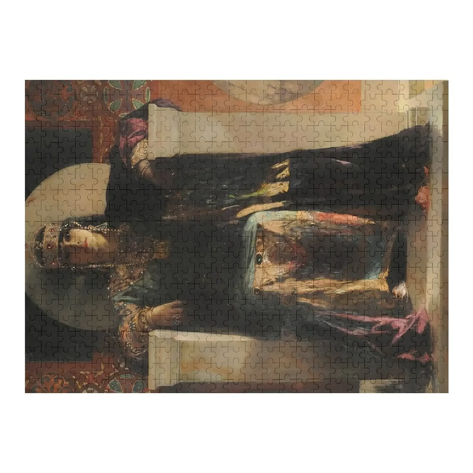 

Saint Empress Theodora Enthroned-Jean Joseph Benjamin-Constant Jigsaw Puzzle Персонализированные игрушки Деревянные головоломки для взрослых