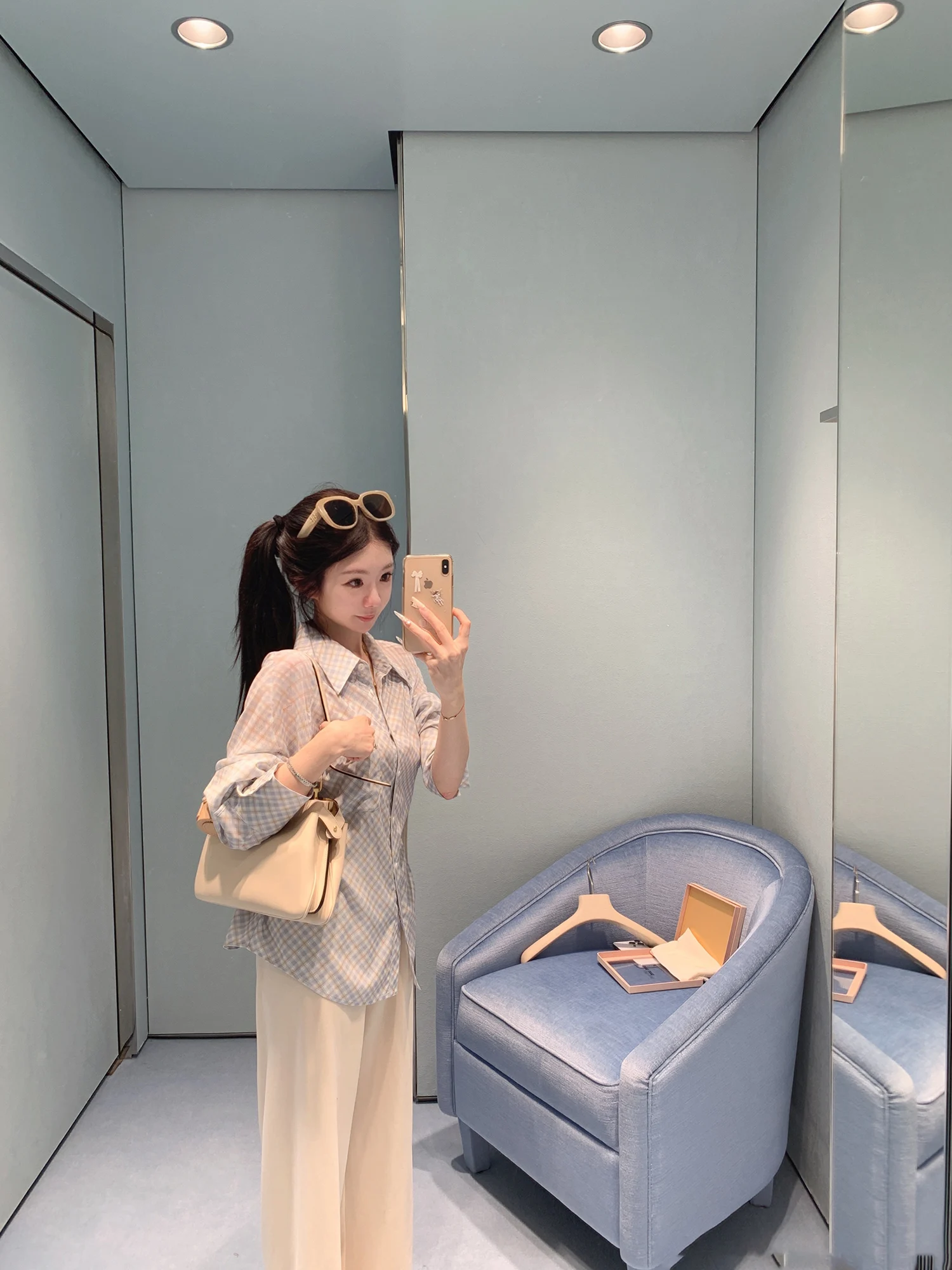 

Женская повседневная рубашка Ele Commute с поясом, из дышащего полиэстера, с длинным рукавом, в корейском стиле, уютная, для чаепития