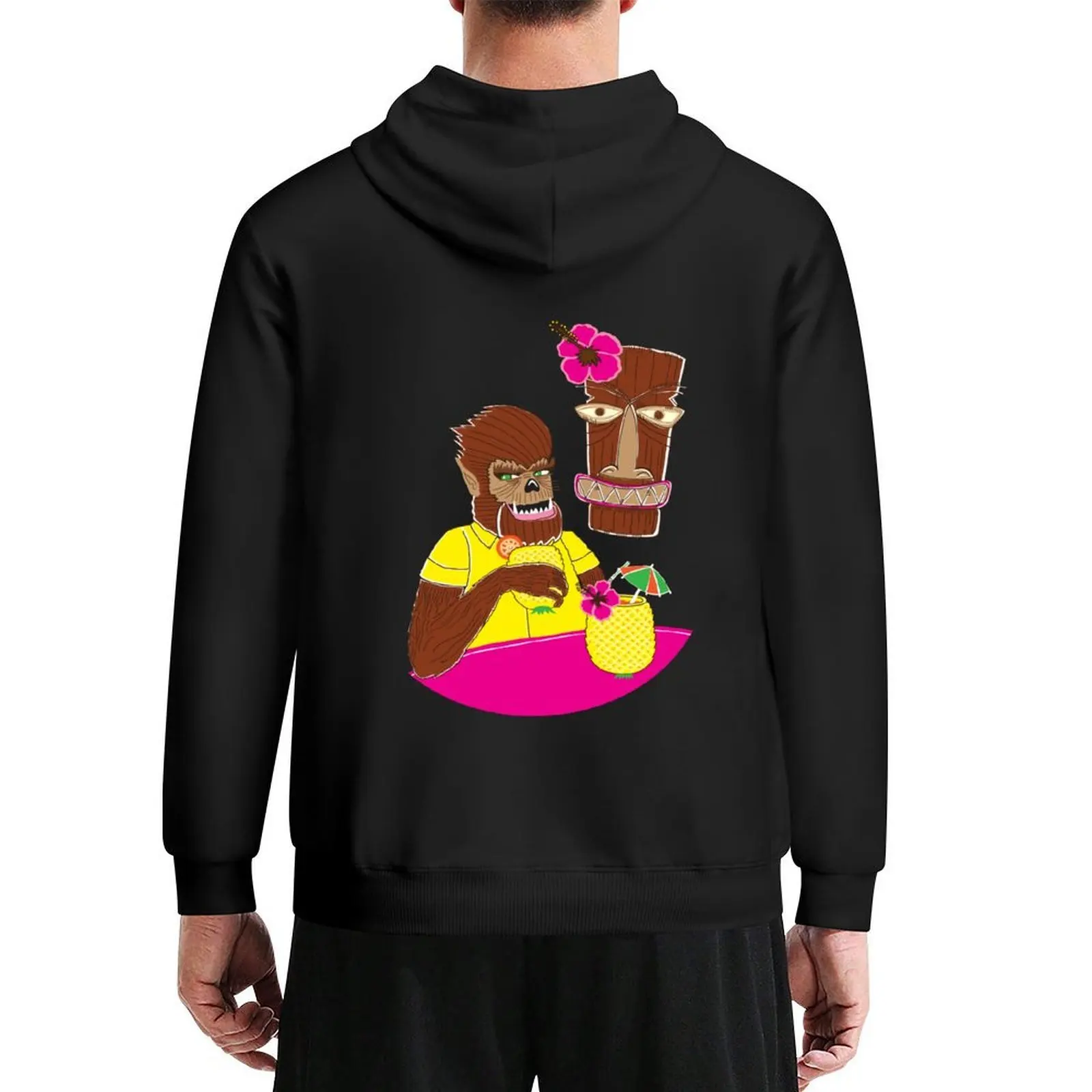 

I Saw A Werewolf Drinking A Pia Colada At Trader Vic’s Hoodie korean autumn clothes hooded shirt new in hoodies & sweatshirts