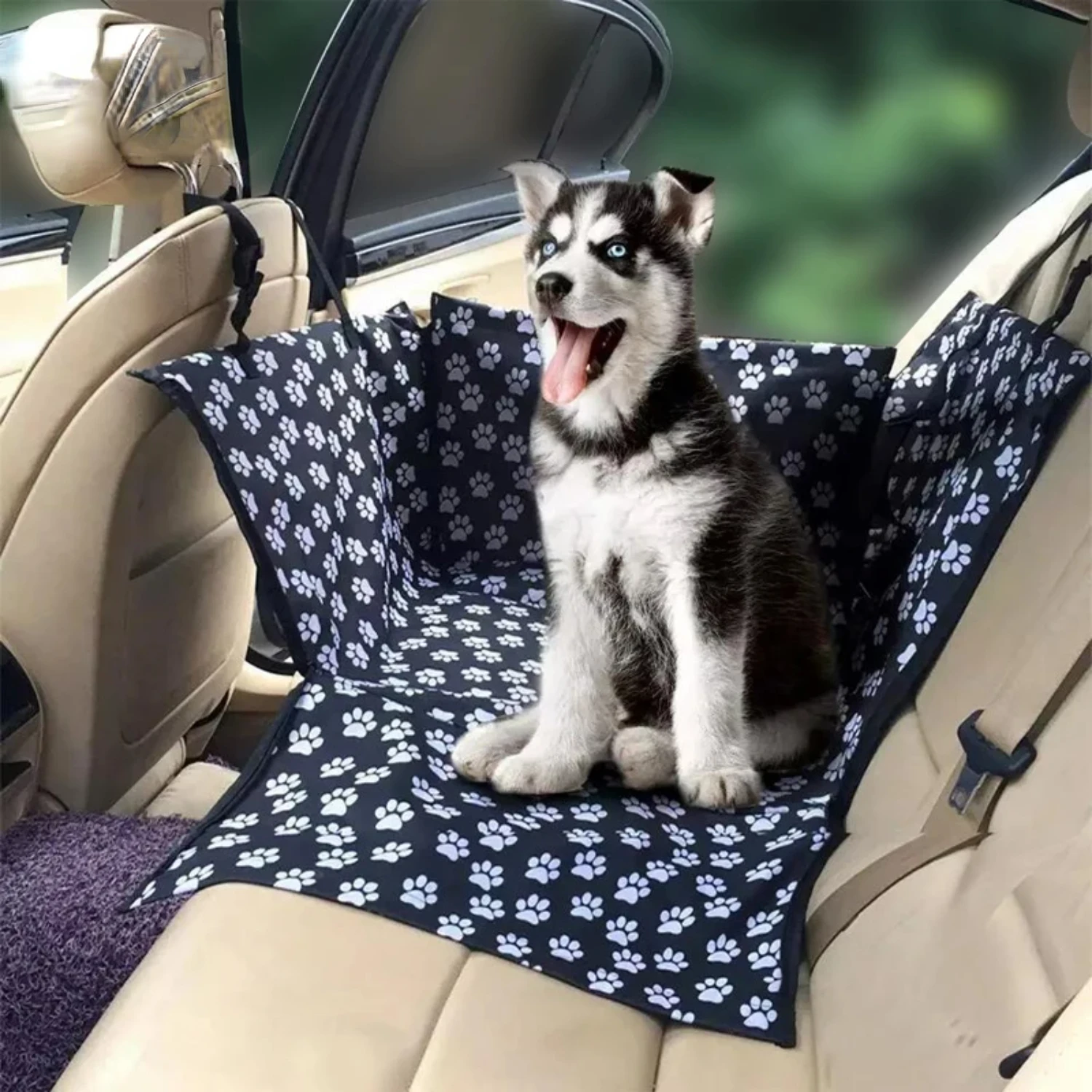 

Waterproof and Comfortable Dog Car Seat Cover Mats Hammock Cushion for Carrying Dogs - Premium Pet Carriers for Transportin Perr