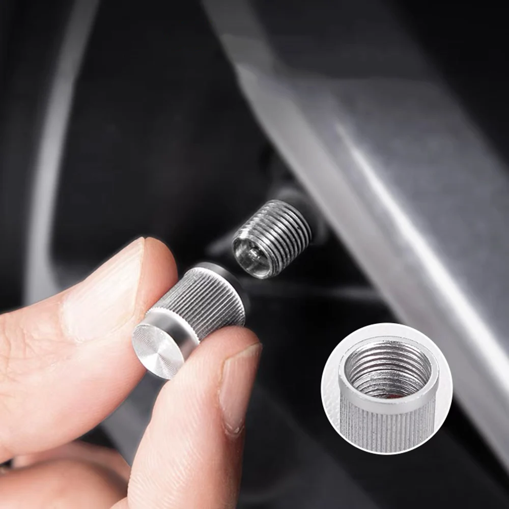 4 pezzi nuovo tappo stelo valvola pneumatico per auto in lega di alluminio tappo valvola aria stelo ruota pneumatico per camion moto bici accessori auto