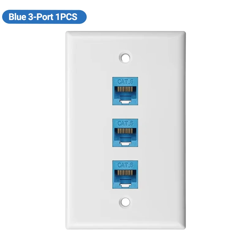 Variant: Blue 3-Port 1PCS