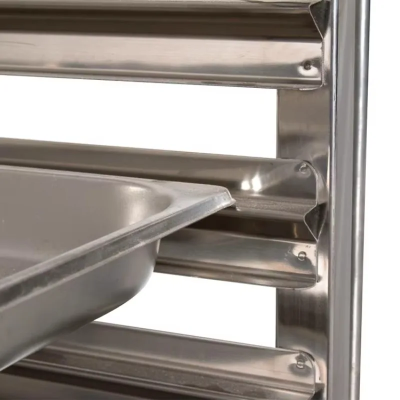 15 Tier 590X670X1700Mm Ss Gn Pan Rack Voedsel Oven Keuken Trolley Voor Hotel Restaurant Supermarkt