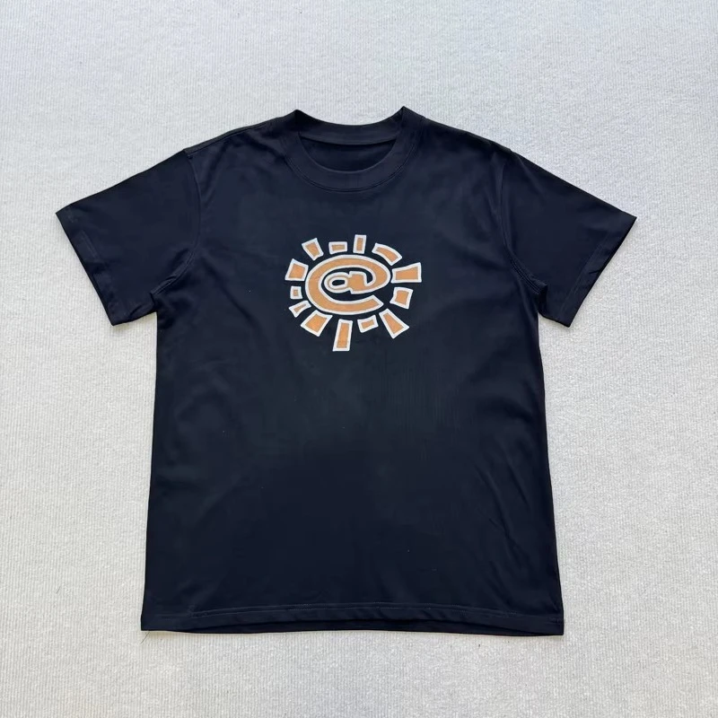 Sommerliches ADWYSD T-Shirt mit Rundhalsausschnitt für Herren und Damen – Hochwertig, schlicht, modisch und vielseitig für den Alltag – Detail 12