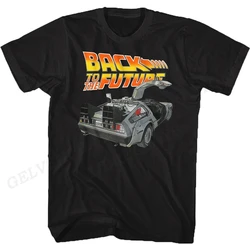 Back To The Future T Shirt Men Women Fashion T-shirt Cotton T-shirt Kids Hip Hop Tops Tees Tv Series Car Camisetas y2k tops