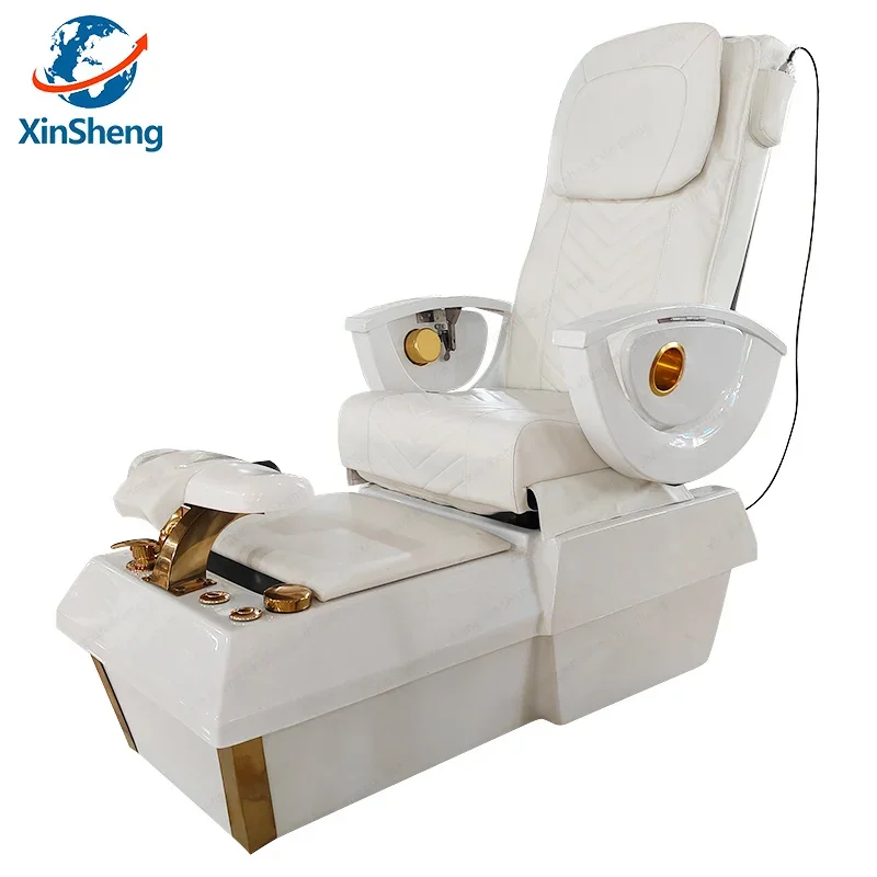 XinSheng Pedicure Chair Salon Chairs SPA Furniture Back Massage Chair Pedicure Stool Nail Sofa Couch Foot Bath Foot Soaking