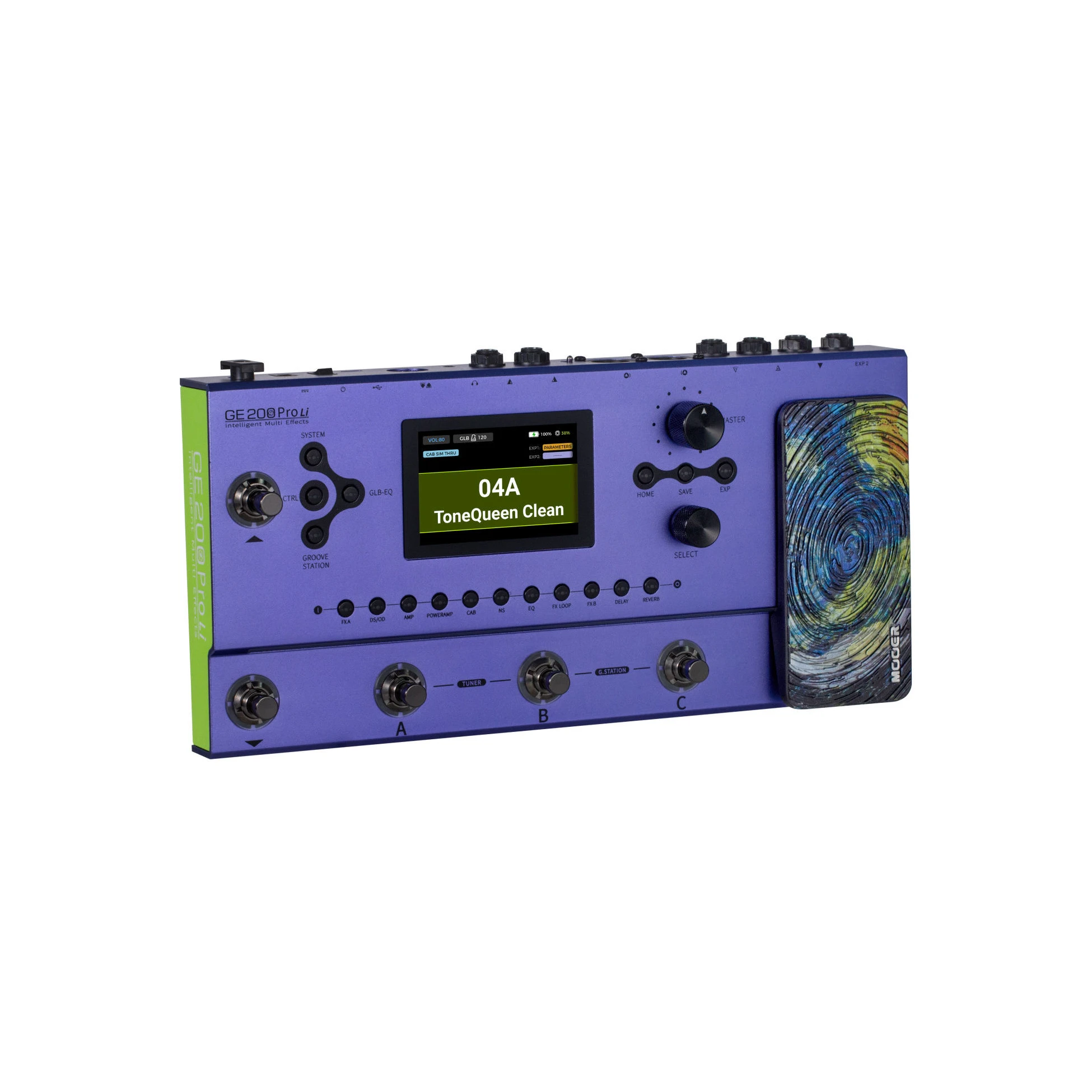 دواسات Mooer GE200 Pro Li Amp متعددة التأثيرات معالج الجيتار تأثيرات الجيتار الكهربائية دواسة متعددة التأثير لـ GE200Pro Li #2