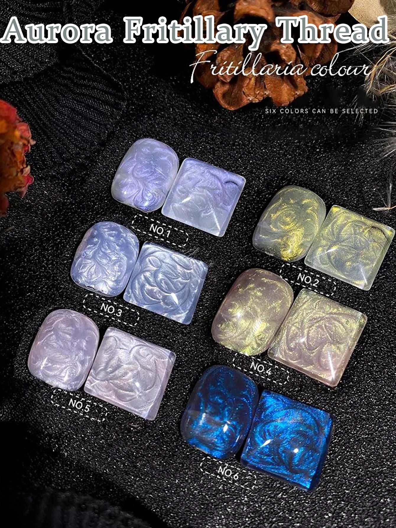 

MIANEL 1-12pcs 12ML Mother-of-pearl Textured Gel Nail Polish With Aurora Effect, 2025 New Japanese-style Summer Top Selling
