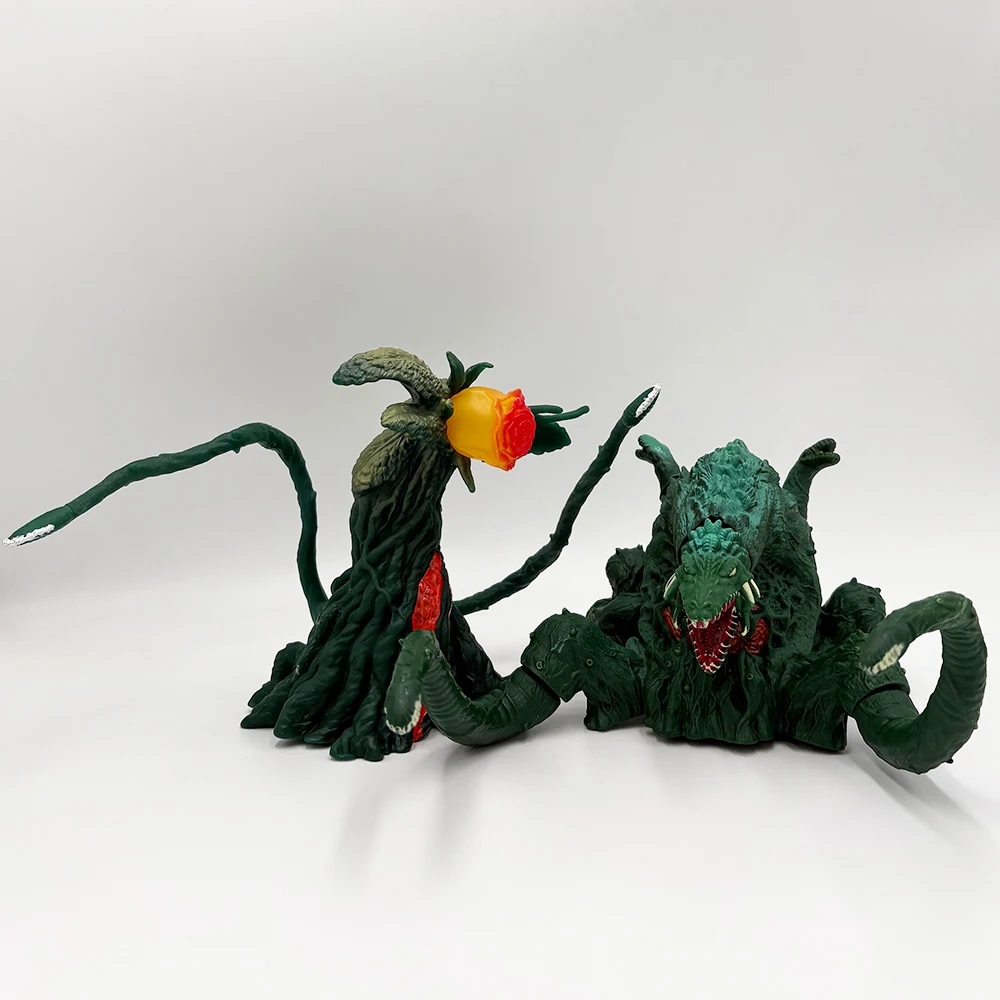 Godzilla Biollante أنيمي تمثال وحوش المفاصل المنقولة الديناصورات البلاستيكية عمل الشكل جمع لعبة مجسمة الأولاد هدية