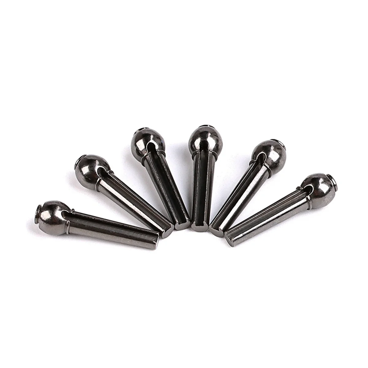 A71P 6 قطعة دبابيس جسر الغيتار السرج الجوز سلاسل أوتاد الأظافر للجيتار الصوتي الشعبي #3