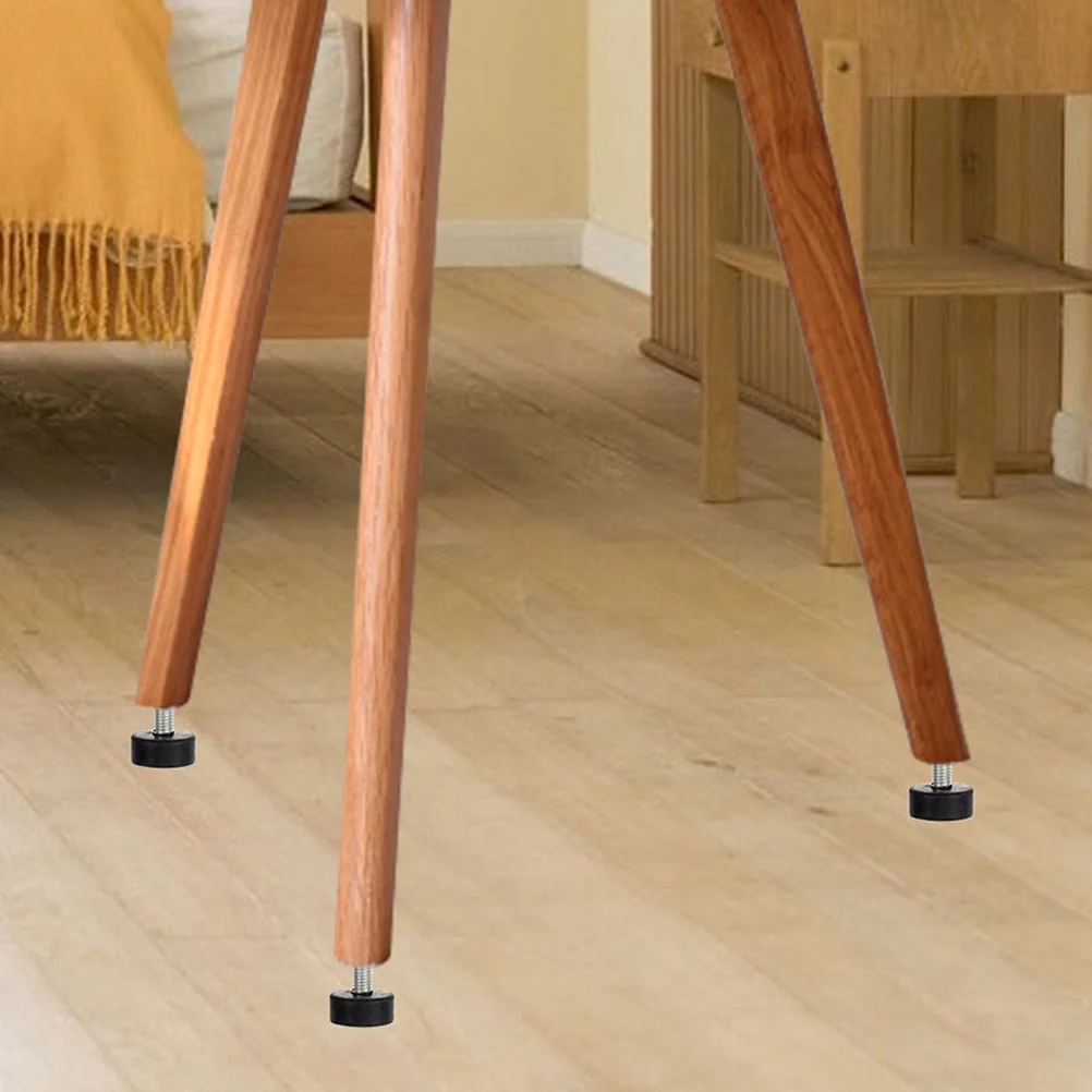 

5pcs Adjustable Anti-Slip Furniture Feet Rubber Leveling Pads For Table Chair Outdoor Indoor Use Heavy Duty Vibration Absorber