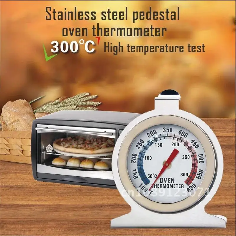 

New 0-300 Celsius Stainless Steel Oven Thermometer Mini Dial Stand Up Temperature Gauge Gage Food Meat Kitchen Tools Oven Cooker