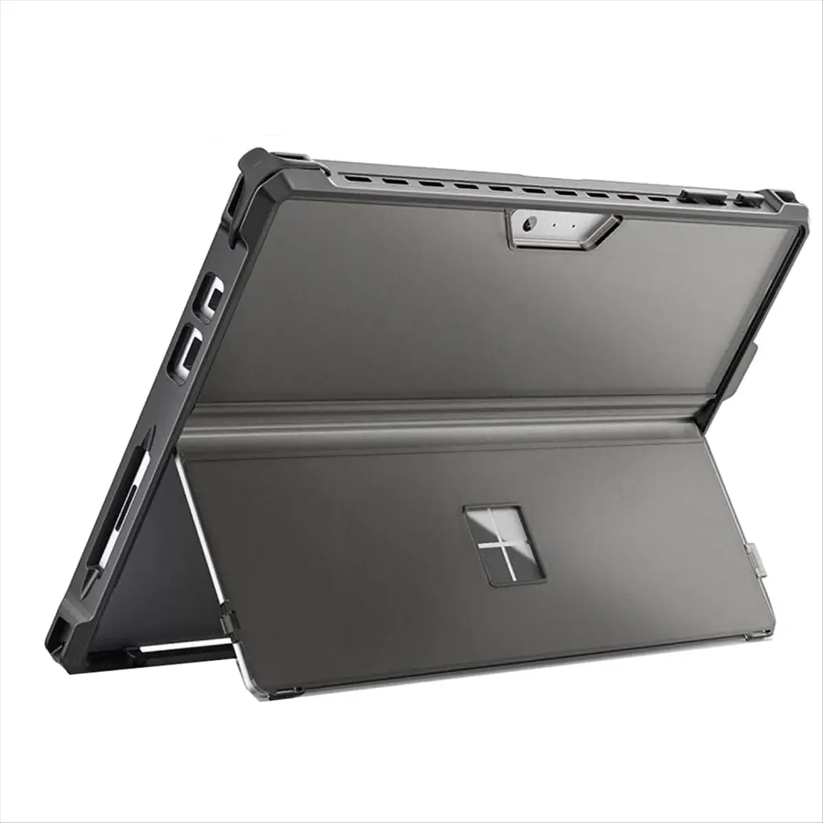 AC499★♠◐Tablet Case Shell for Pro 7 Plus/Pro 7/Pro 6/Pro 5/Pro 4 Cover with Pen Holder, Kickstand,B