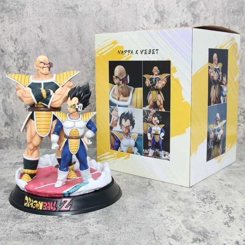 35cm Dragon Ball Anime Vegeta Nappa stojący kostium figurka figurka Pvc figurka ozdoby na biurko Model prezent urodzinowy