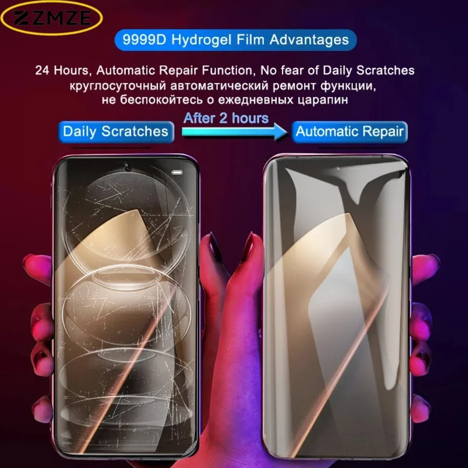 5 Piezas Película de Hidrogel para Xiaomi 17 15T Pro 14T 13T 12T 11T 10T Protector de Pantalla para Mi 15 Ultra 17 Pro Max Textura Suave Película HD 3