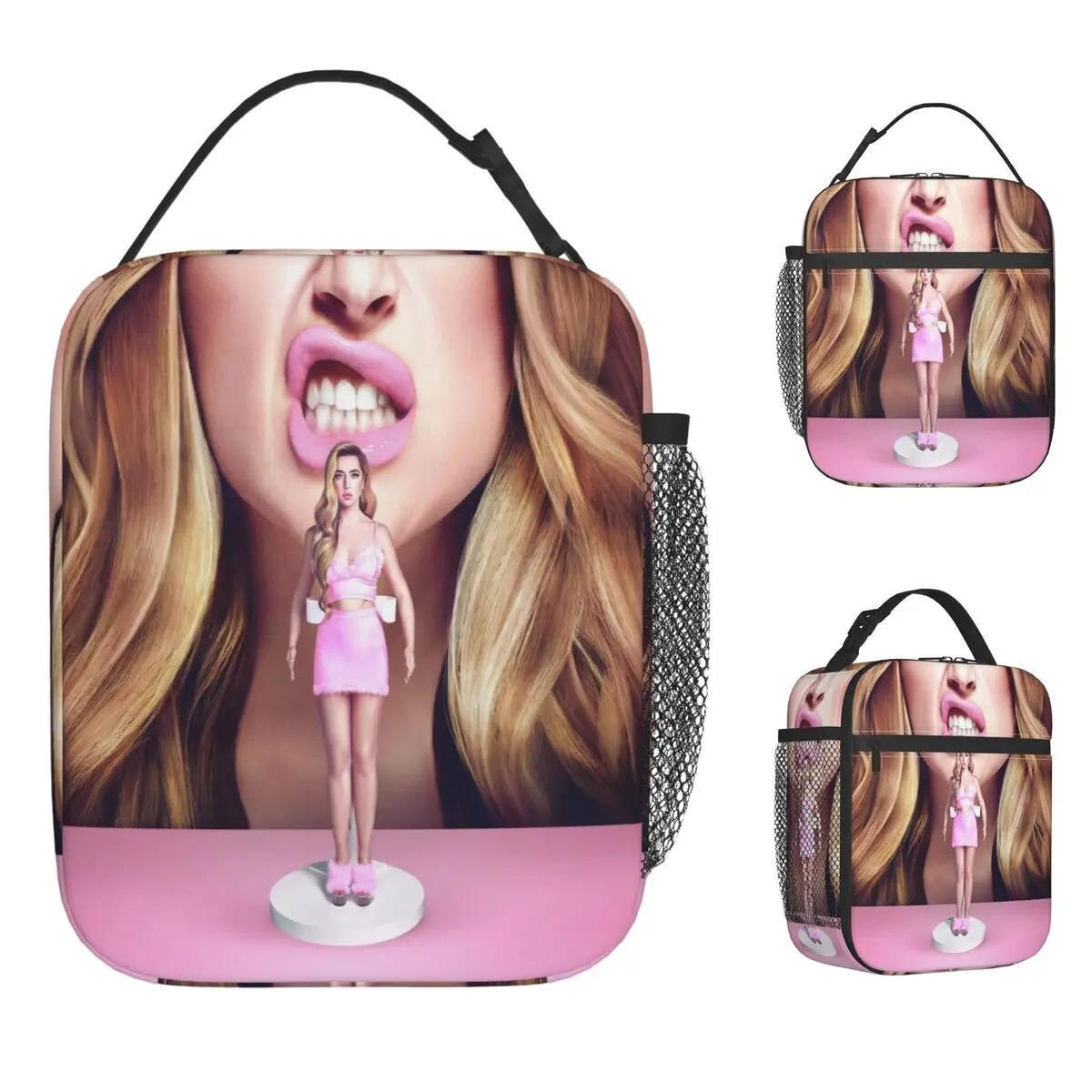 

L-Lolas I-Indigos испанская певица сумка для обеда забавный ланч-бокс для взрослых офисная портативная сумка-холодильник водонепроницаемая сумка-тоут