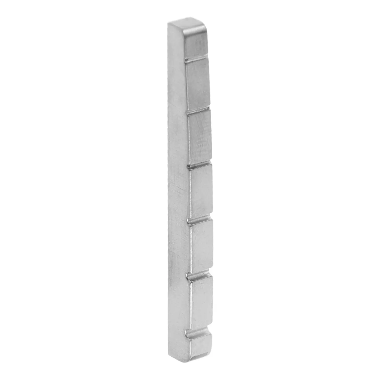 1.69" Titanium Alloy Pre-Slotted Nut Flat Bottom For St Electric Bass - Enhanced String Stability - Bass Replacement Part view 3