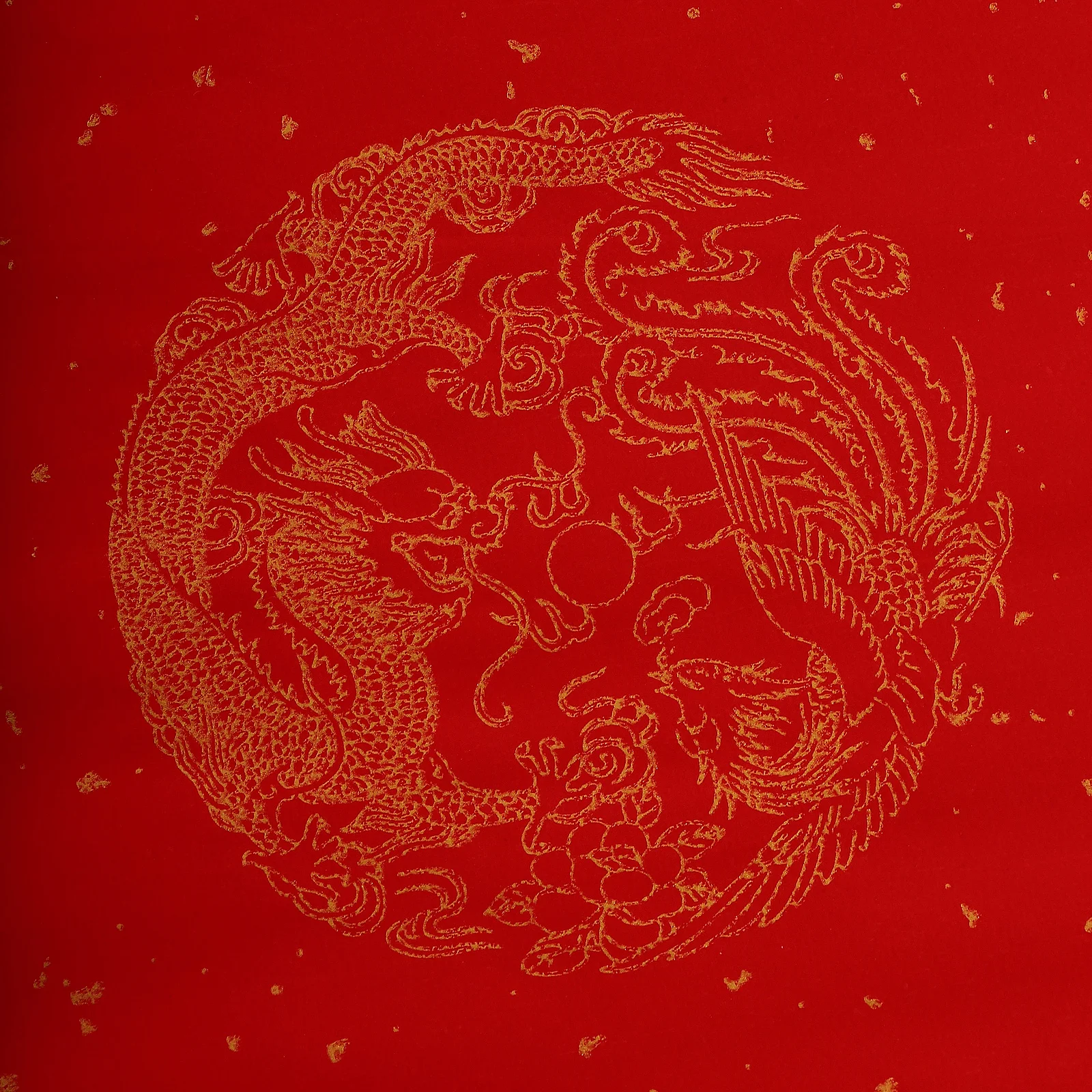 5 مجموعات من الورق الأحمر للخط الصيني للعام الجديد للكتابة والديكور ورق البناء الأحمر التمرير التمرير الفارغ للرسم