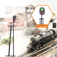 HO Miniature Traffic Lights Simulation Signal Lamps for 1/87Diy Modeling/Railroad Scenery/Road Scene Kits/Diorama/Micro Landcape