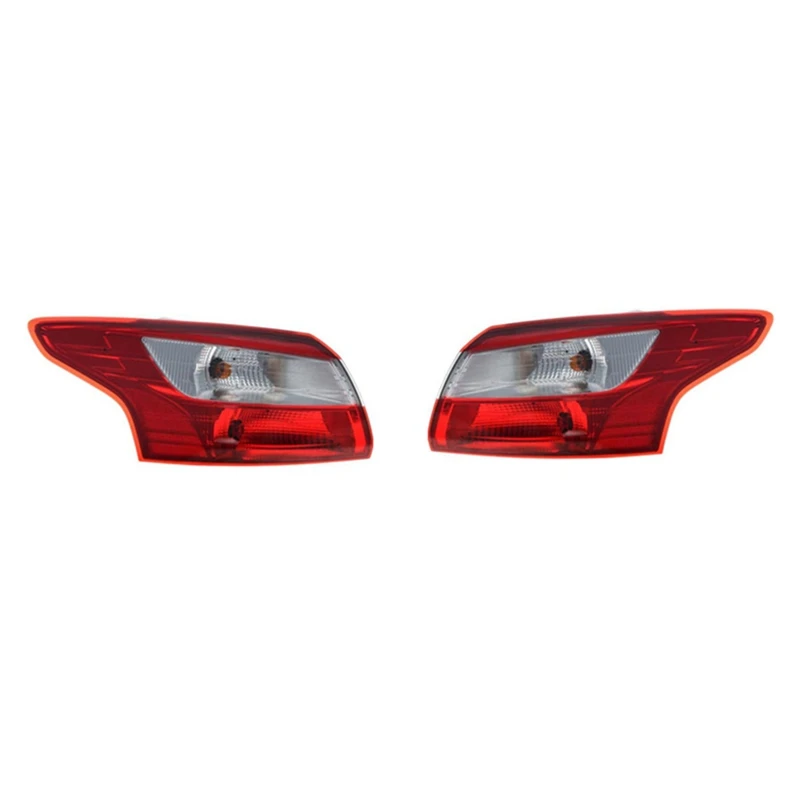 

1Pair Left and Right Tail Lights for 2012 2013 2014 Ford Focus Trim Brake Light Left+Right 44ZH-2067B BM51-13405