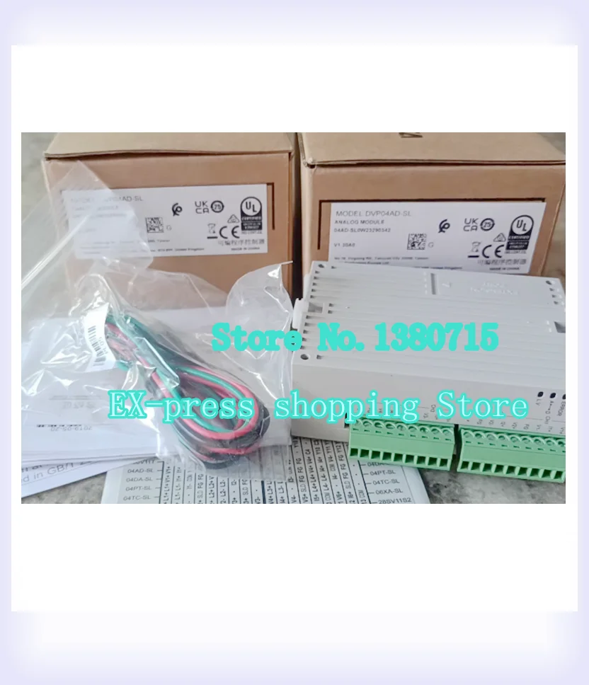 

Новый оригинальный аналоговый модуль ПЛК DVP04AD-SL 4AI
