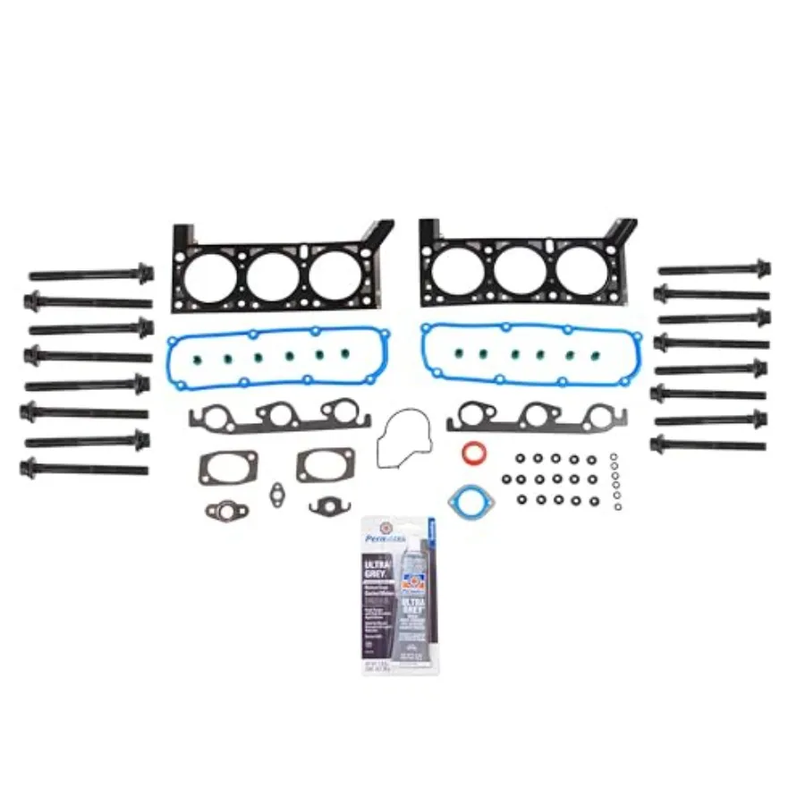 

Комплект болтов для прокладок головки CPWK48, подходит для 04-10 Voyager 3.3L V6 OHV 12 В Cu.201, медно-синий, производительность, обновление