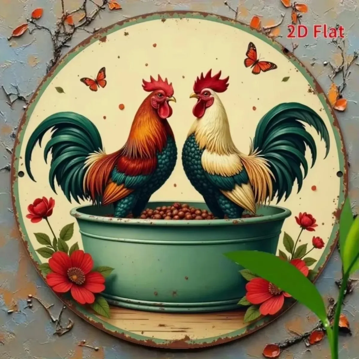 عشاق ديكور المنزل المريح - لوحة فنية جدارية مسطحة 2D قطعة واحدة، مثالية لتزيين غرفة النوم ومساحة المعيشة