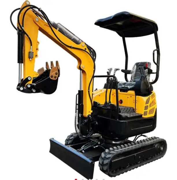 1.5T Crawler Mini With Thumb Bucket Auger Hammer Hydraulic Excavator 1.5 Ton