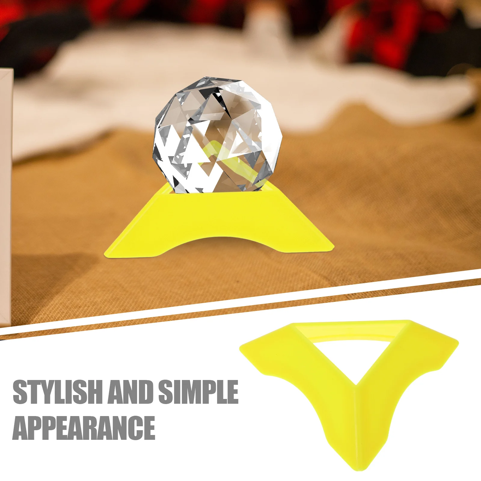 20 szt. Kolorowe podstawki trójkątne do ekspozycji, uchwytów na puzzle, stabilne statywy, regulacja wielokątowa