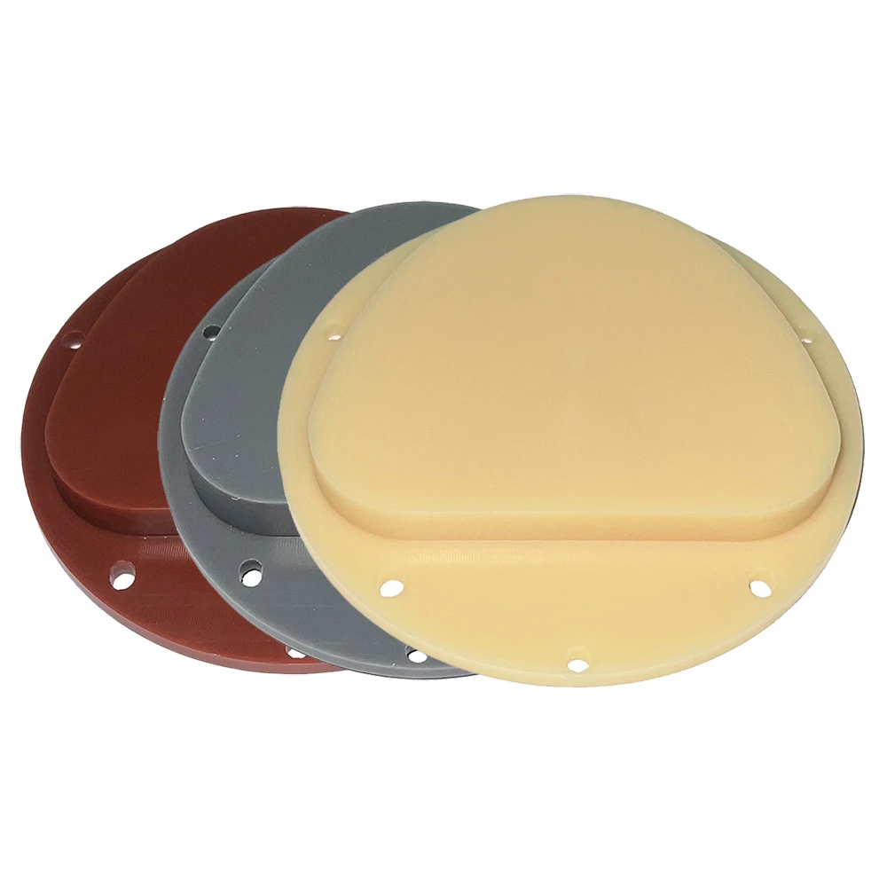 5pcs Dental Materials CAD CAM Wax Disks Dental Wax Block Disc Brown Gray Ivory Colors for Amann Girrbach