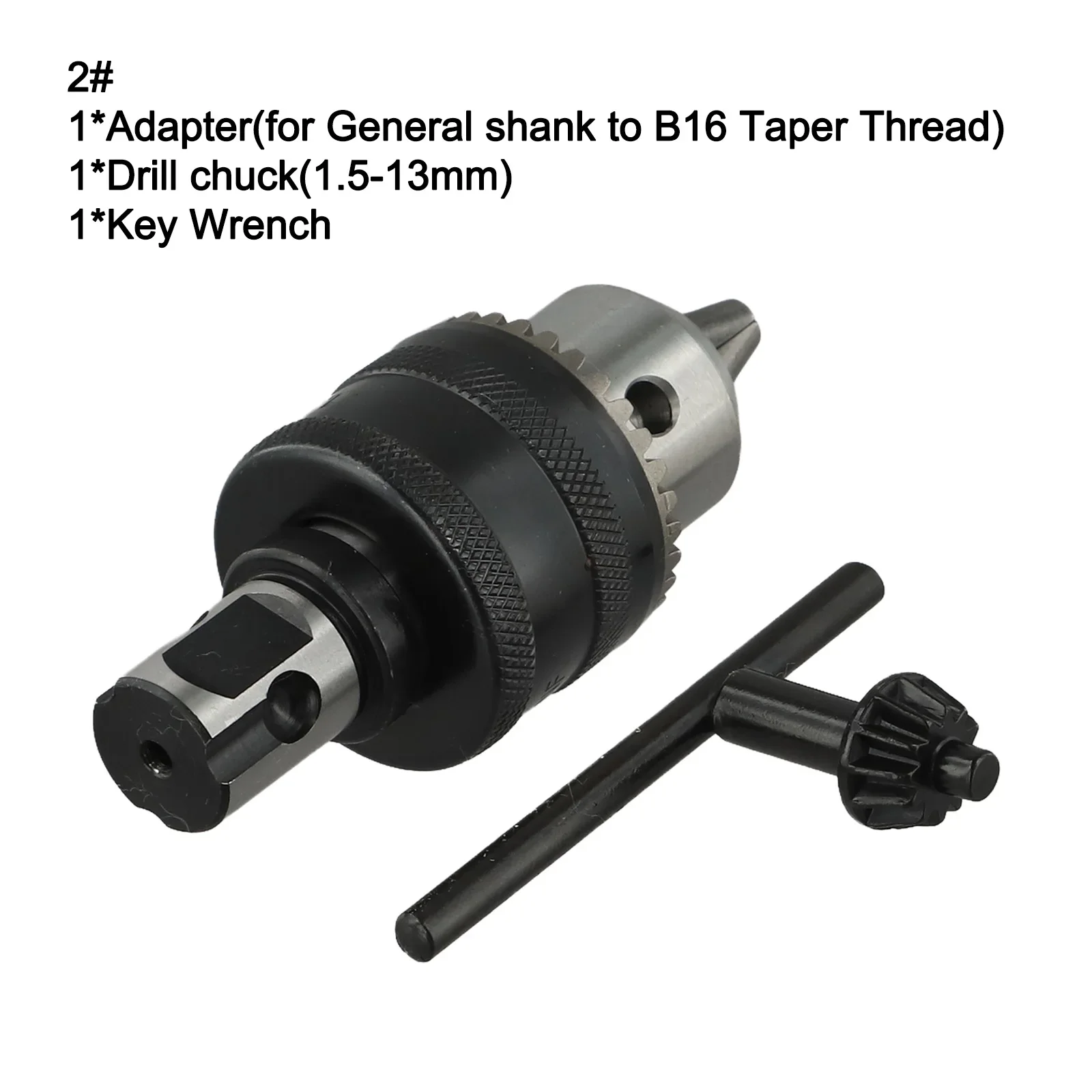 B16 Taper Thread Drill Shank Adapter Clamping Range 1.5-10mm Clamping Range 1.5-13mm Clamping Range 3-16mm For Magnetic Drill