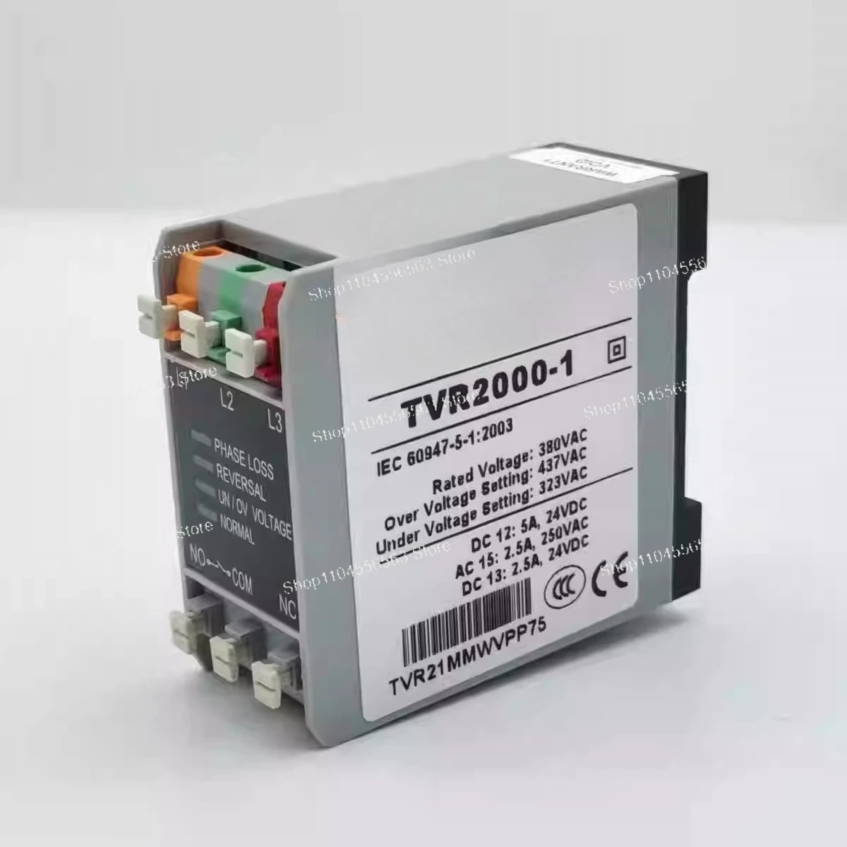 Three-phase power monitor phase sequence protection relay  TVR2000-1, TVR2000Z-1, TVR2000-NQM, TVR2000Z-NQM