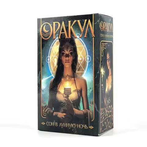 Pakуд Tapo Tarot Cards Russian Deck Games Fate Divination Board Game With Paper Instruction,Multiplayer Interactive Party Game