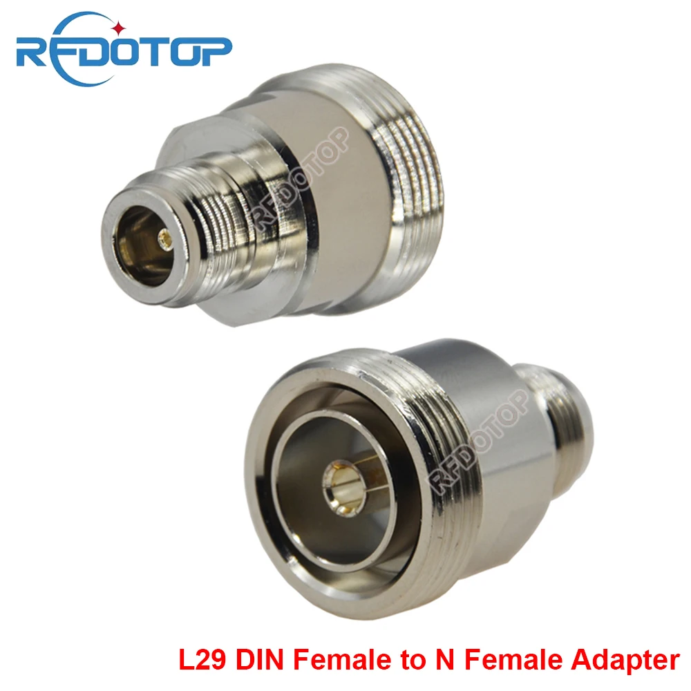 10PCS L29 7/16 DIN Female to L16 N Female Conector for WiFi Radio Antenna Convertor N-L16 to L29 DIN7-16 RF Adapter High Quality