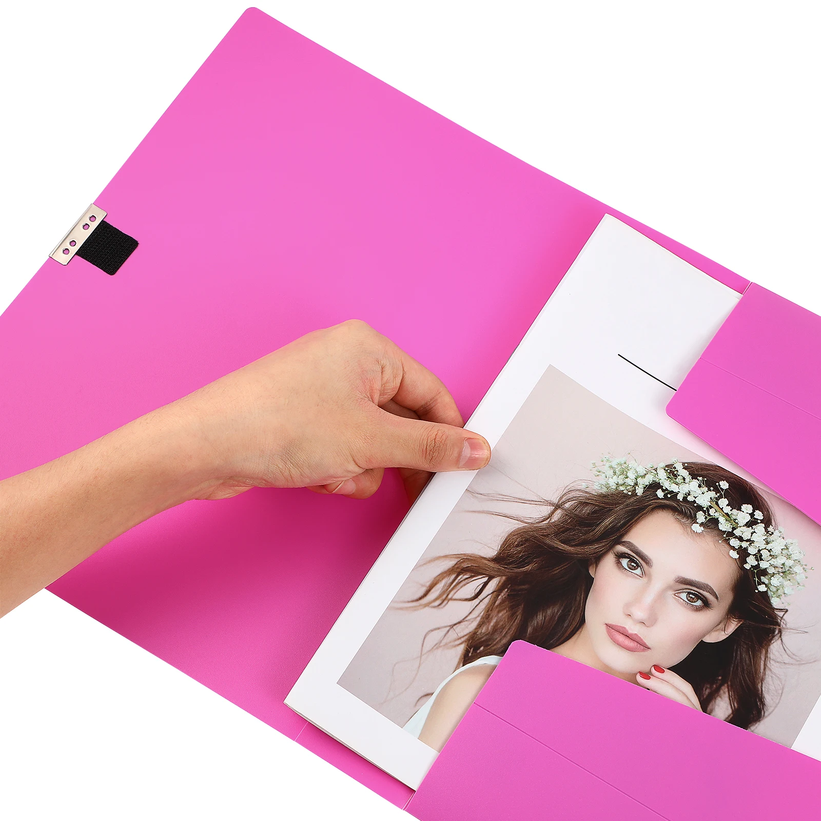 5 Pcs Premium Plastic File Storage Containers Durable Document Holders Foldable Design For Efficient Organization