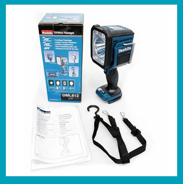Makita DML812 working light LED rechargeable 18V adjustable hand-held working fluorescent lamp DML812