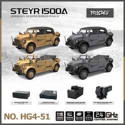 Hengguan Command Vehicle RC 1/18 2.4GHG4-51 Steyr 1500A Military Model Vehicle Full Scale Remote Control Adult/Children Toy Gift