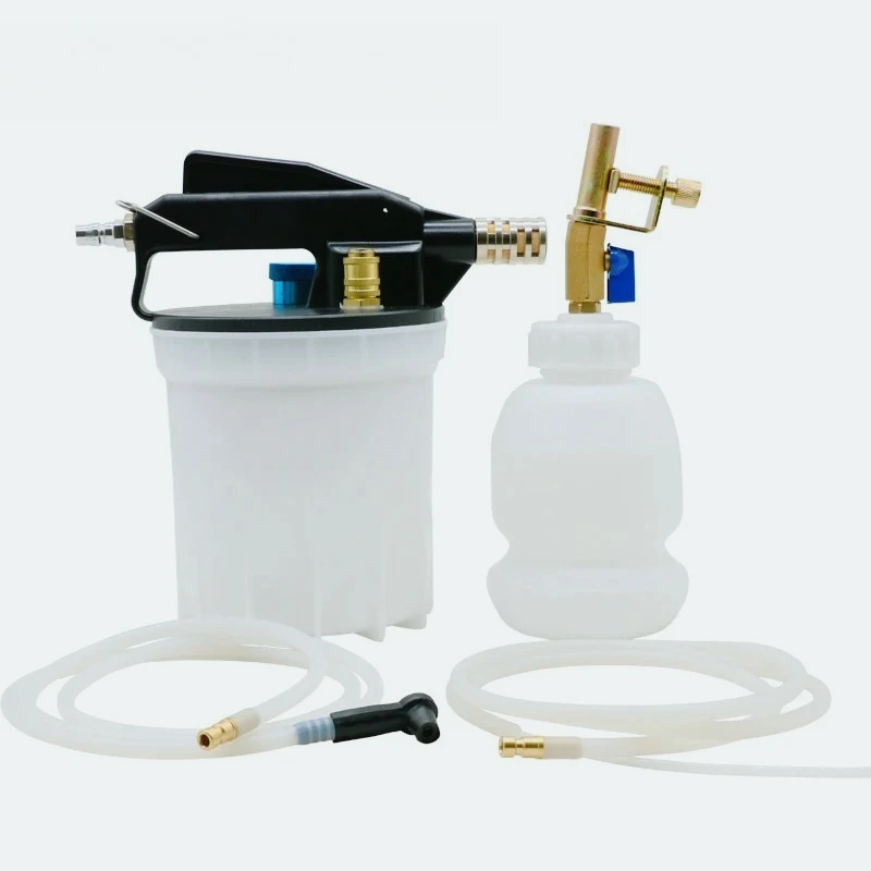 Extractor  líquido  frenos neumático y botella rellenada automática, Kit  herramientas  purga  frenos neumática, aceite y líquid