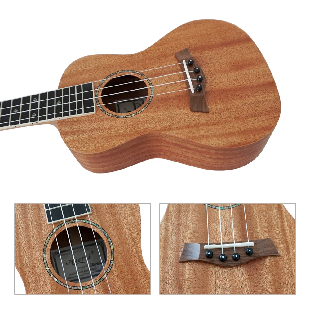 Aiersi Brand All Solid  Tenor Ukulele 26 inch China Wholesale Ukelele SU-026S