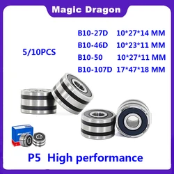 5/10pcs ABEC-5 Precision Auto Bearings B10-27D 10x27x14mm B10-46D B10-50 B10-107D for Automotive Generator High Quality