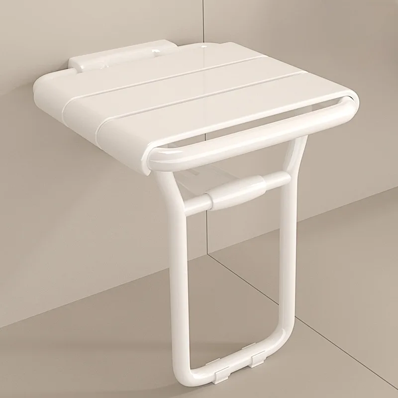 Toilet Safety Folding Seat Elderly People with Legs Chairs for Showering Wall Stools Shoe Changing Stools Furniture Home Design