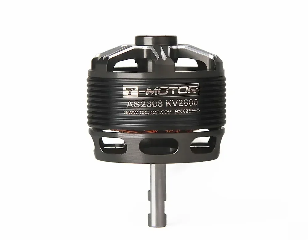 T-MOTOR AS2308 Long Shaft Brushless Motor 1450/2600KV Lightweight for FPV Racing Fixed Wing RC Drone