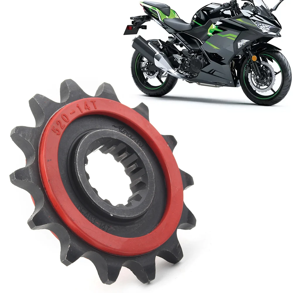 Motorcycle Engine 14T Chain Front Fly Wheel Sprocket For Kawasaki NINJA400 Z400 Z 400 2018